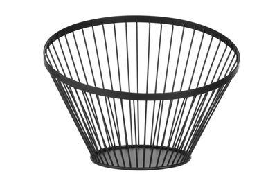 Fruitkorf schuin zwart, HENDI, ⌀300x(H)205mm — 427071