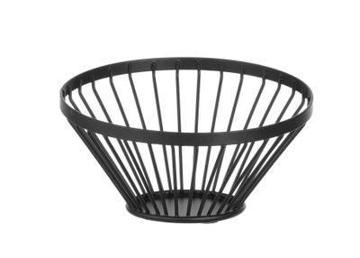 Panier à fruits oblique noir, HENDI, ⌀150x(H)80mm — 427095