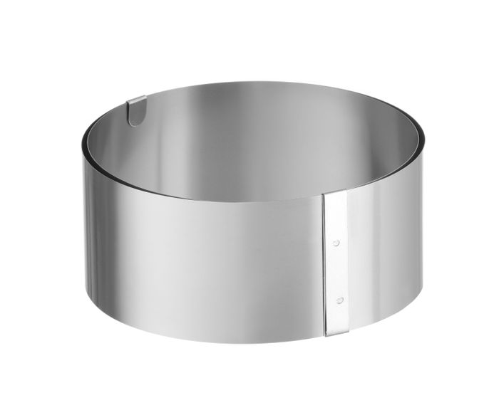 Taartvorm, verstelbaar, HENDI, Zilver, ⌀320x(H)70mm, Rond — 427736