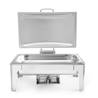 Chafing dish GN 1/1 satin finish, HENDI, Profi Line, 9L, 570x430x(H)290mm — 470251