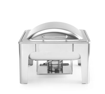 Chafing dish GN 1/2 satin finish, HENDI, Profi Line, 4L, 365x370x(H)280mm — 470268