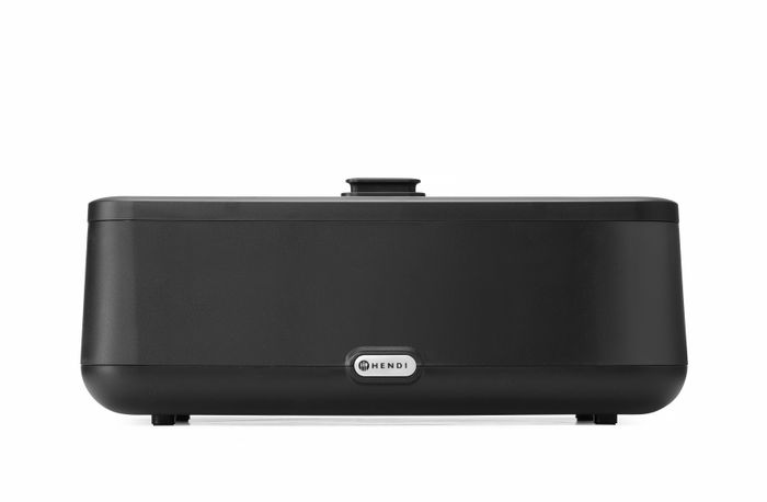 Chafing dish UNIQ, HENDI, designed by Robert Bronwasser, GN 1/1, Noir, 230V/700W, 607x402x(H)245mm — 470411