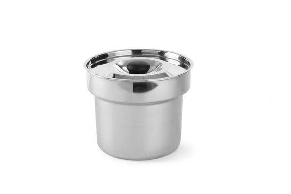 Bac rond pour bain-marie, HENDI, Bain-marie bac 4,2L, 4L, ⌀215x(H)177mm, Rond — 470909