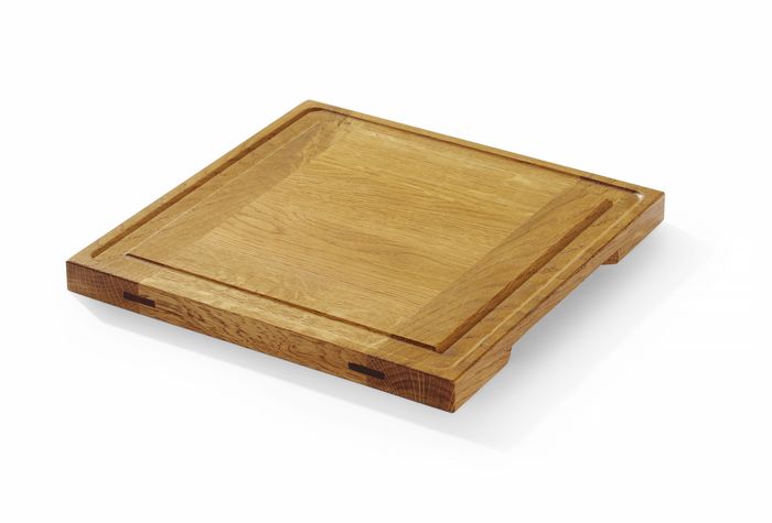 Eiken serveerplank, HENDI, 270x270x(H)20mm — 505472