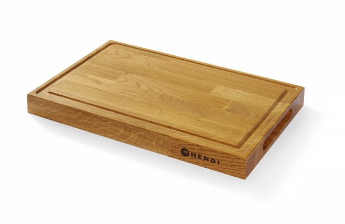 Eiken serveerplank, HENDI, 420x280x(H)40mm — 505489
