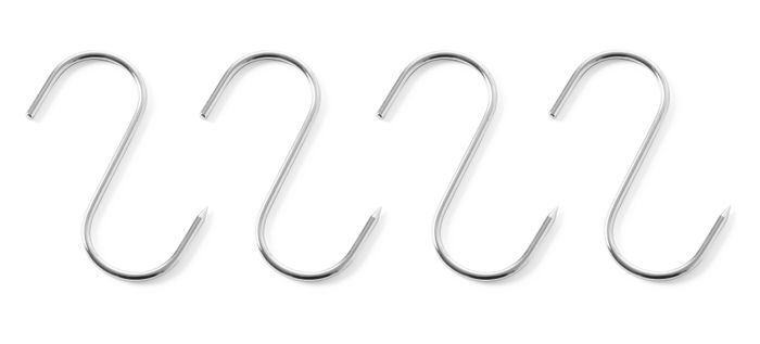 Vleeshaken, HENDI, 4 st., 90x4mm — 513538