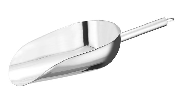 Schep, BarUp, 0,92L, Zilver, 432x140mm — 521489