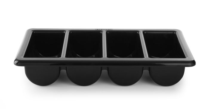 Bestekbak, HENDI, Zwart, 525x325x(H)97mm — 552315