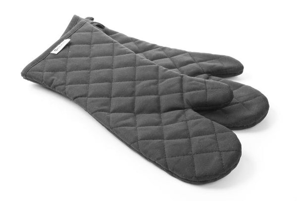 Ovenwanten, HENDI, met vlamvertragende coating, Zwart, 2 st., (L)380mm — 556610