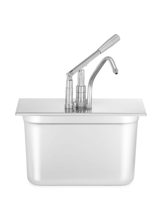 Couvercle avec distributeur pour bacs GN, HENDI, GN 1/3, Argent, 352x180mm — 558157
