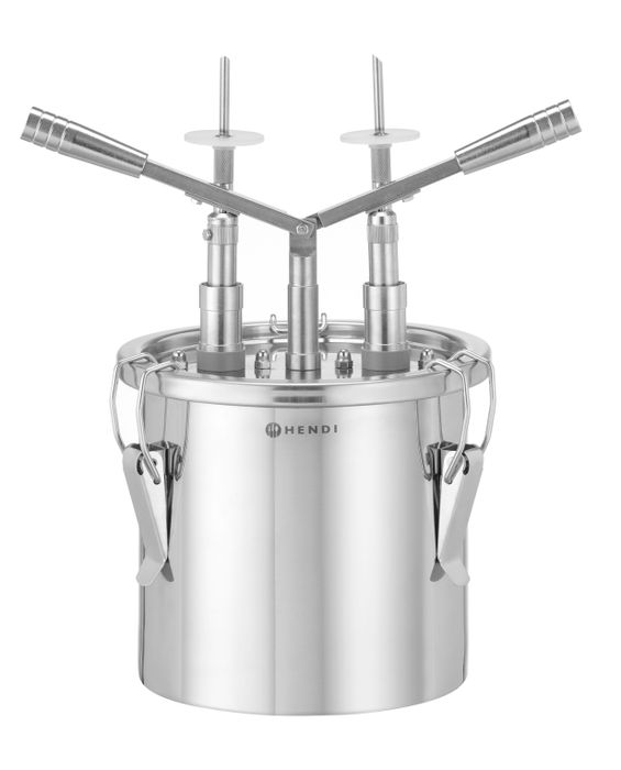 Gebakvuller, HENDI, 4,5L, Zilver, 330x240x(H)390mm — 558164