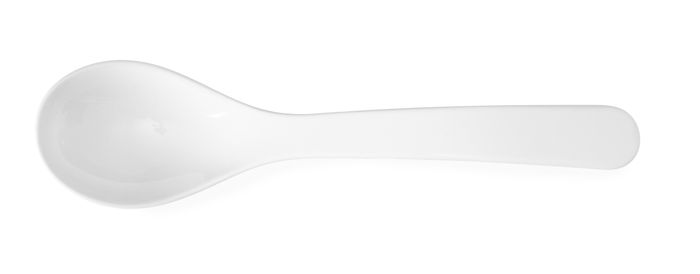 Saladelepel, HENDI, 0,03L, Wit, 235x55mm — 564103
