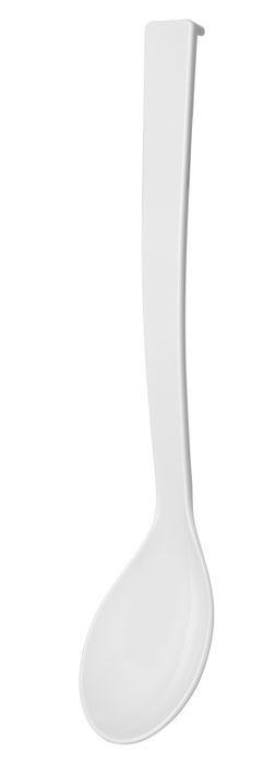 Saladelepel, HENDI, 0,06L, Wit, 335x70mm — 564400