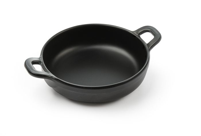 Mini ronde pan Little Chef, HENDI, Zwart, 150x115x(H)37mm — 564523