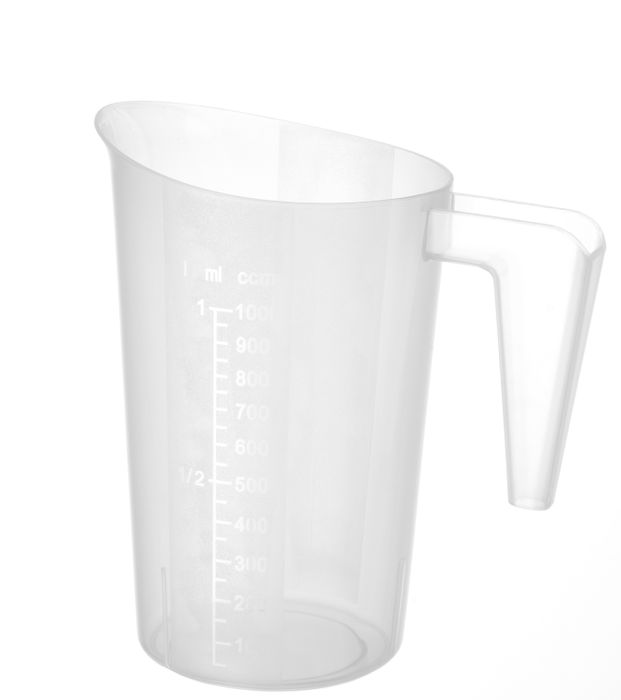 Broc mesureur empilable, HENDI, Budget Line, 1L, ⌀124x(H)170mm — 567821