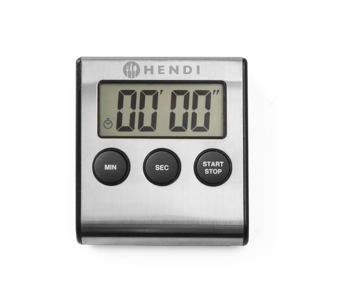 Digitale keukenwekker, HENDI, 65x70x(H)17mm — 582022