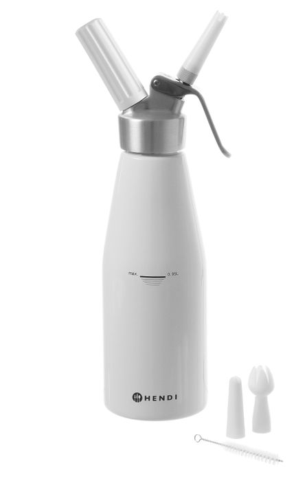 Slagroomapparaat, HENDI, Kitchen Line, 0,95L, ⌀95x(H)320mm — 588376