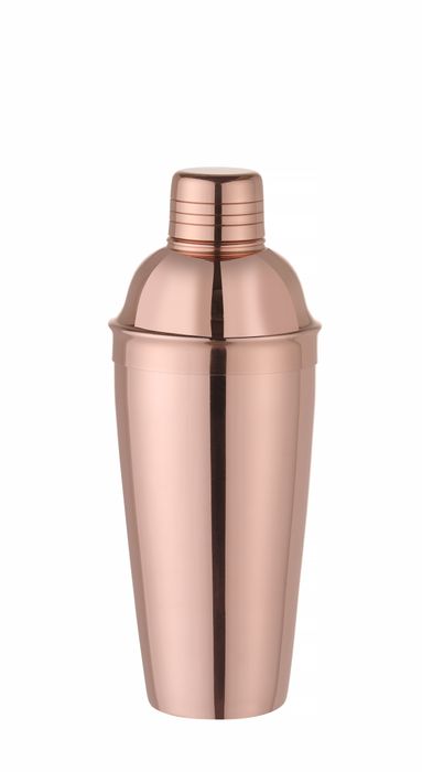 Cobbler shaker 3-delig, BarUp, 0,755L, Koper, ⌀85x(H)240mm — 596425