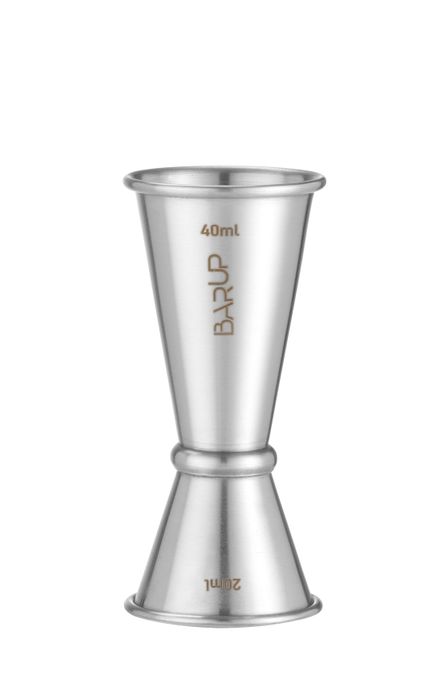 Barmaatje 20/40 ml, BarUp, 0,04L, Zilver, ⌀42x(H)100mm, Rond — 597064