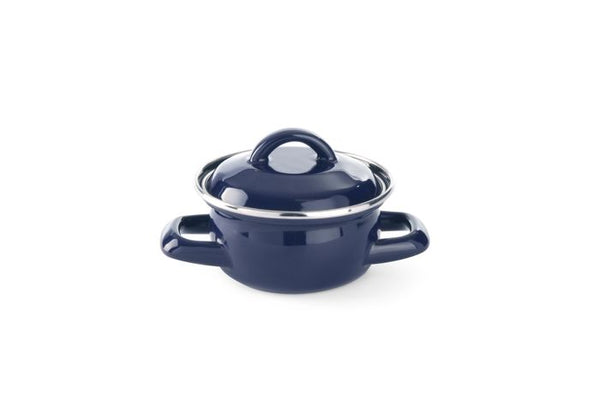 Marmite à soupe ou à sauce - avec couvercle, HENDI, 0,3L, Bleu, ⌀115x(H)90mm — 625804