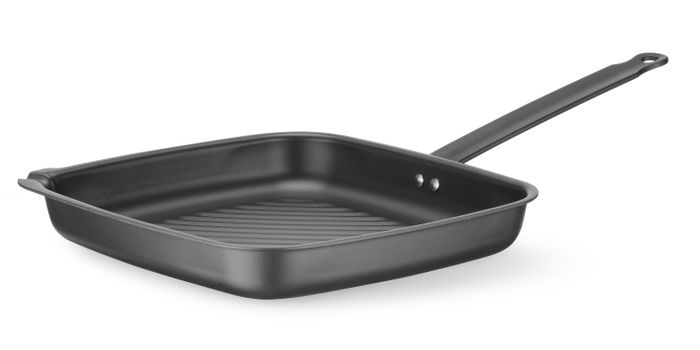 Poêle à griller, carrée, HENDI, 480x282x(H)80mm — 627983