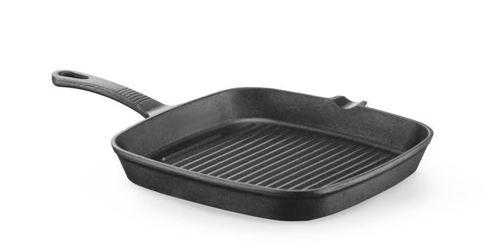 Gietijzeren grillpan, HENDI, 230x230x(H)25mm — 629932