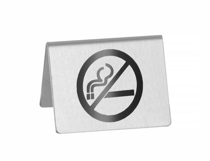 Tafelstandaard Niet roken, HENDI, 50x35x(H)40mm — 663660