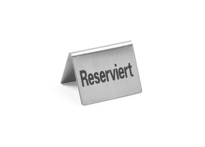 Tafelstandaard Gereserveerd, HENDI, Reserviert, 4 st., 50x35x(H)40mm — 663707