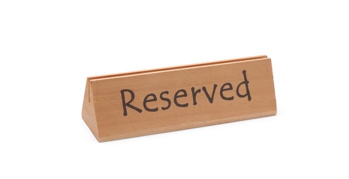 Tafelstandaard reserved, HENDI, "reserved", 152x44x(H)44mm — 664308