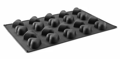 Siliconen bakvorm HEART, HENDI, 570x375x(H)35mm, Hart — 677254