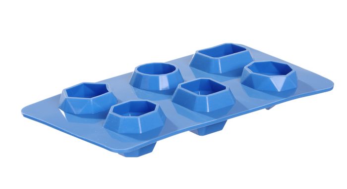 IJsblokjesvorm edelstenen, BarUp, Blauw, 2 st., 190x105x(H)30mm — 679012