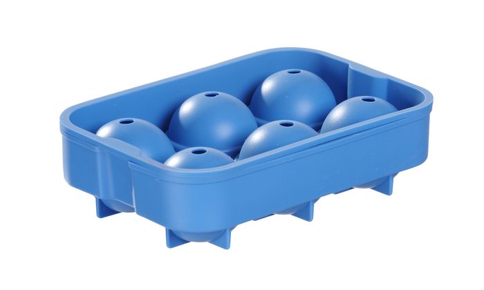 IJsblokjesvorm whisky bol, BarUp, Blauw, 180x125x(H)50mm — 679029