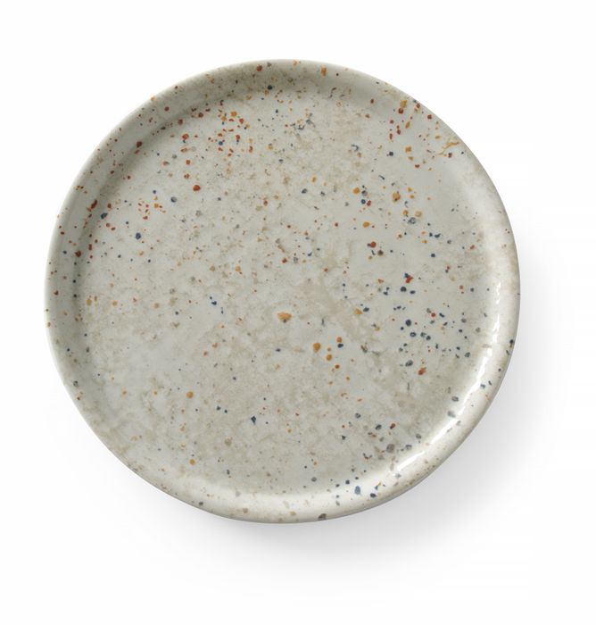 Assiette à pizza Drops Collection, HENDI, Gris clair, ⌀310mm — 778906