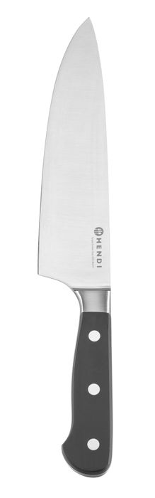 Koksmes 200 mm, gesmeed, HENDI, Profi Line PLUS, Zwart, (L)332mm — 783733