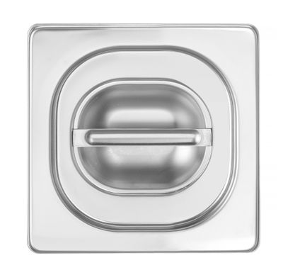 Deksel voor GN containers met siliconenrand, HENDI, Profi Line, GN 1/6, 176x162mm — 802656