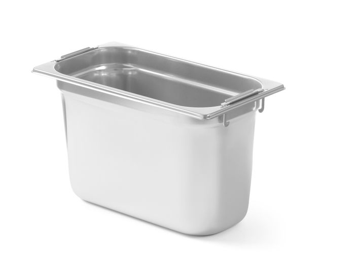 GN container met intrekbare handgrepen, HENDI, Profi Line, GN 1/3, 7,8L, 325x176x(H)200mm — 803509