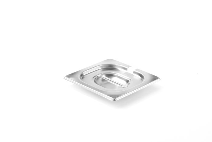 Deksel voor GN containers met lepeluitsparing, HENDI, Profi Line, GN 1/6, 176x162mm — 805152