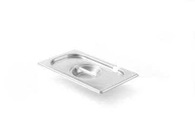 Deksel voor GN containers met lepeluitsparing, HENDI, Kitchen Line, GN 1/4, 265x162mm — 806951