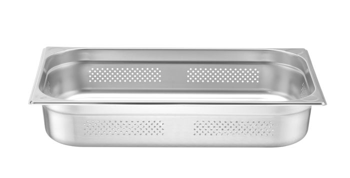 Bac gastronorme GN 1/1 perforé, HENDI, Kitchen Line, GN 1/1, 14L, (H)100mm — 807132