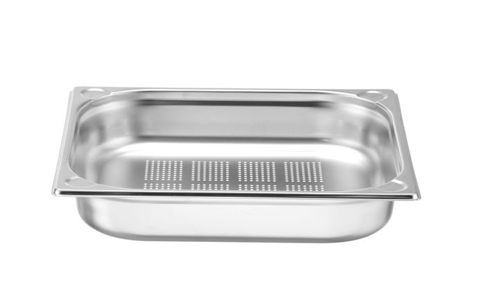 Container GN 2/3 geperforeerd, HENDI, Kitchen Line, GN 2/3, 5,5L, (H)65mm — 807224