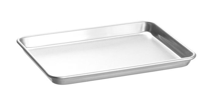 Bakplaat, HENDI, Zilver, 330x242x(H)26mm, Rechthoekig — 808283