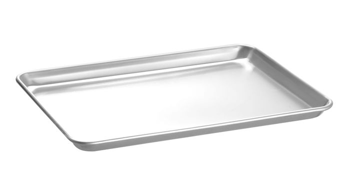 Bakplaat, HENDI, Zilver, 450x330x(H)26mm, Rechthoekig — 808290