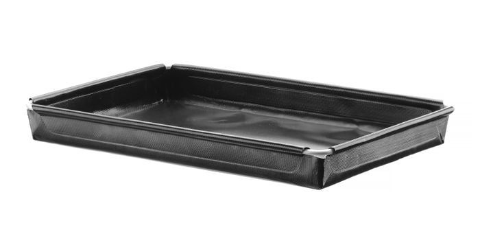 High speed oven bakplaat, anti-aanbaklaag, versterkt, HENDI, Zwart, 290x190x(H)30mm — 808337