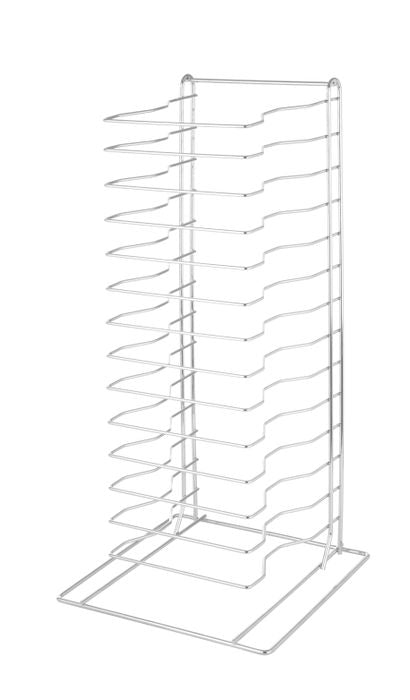 Pizza rek voor platen/pannen 14 plekken, HENDI, 300x305x(H)680mm — 810361