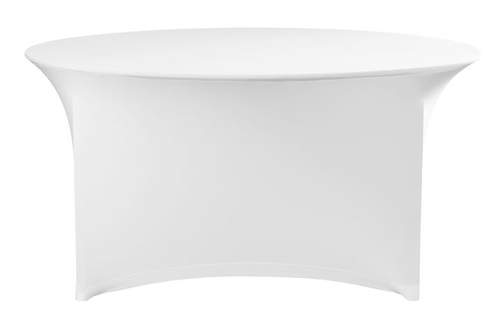 Tafelhoes, rond, HENDI, Kitchen Line, 817407, Wit, ⌀1800x(H)760mm — 814451