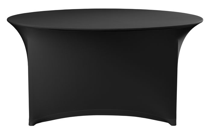 Tafelhoes, rond, HENDI, Kitchen Line, 817407, Zwart, ⌀1800x(H)760mm — 814468