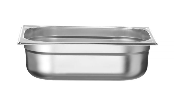 Bac GN 1/2, HENDI, Profi Line PLUS, GN 1/2, 6,5L, Argent, 325x265x(H)100mm — 818305