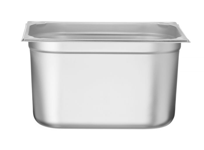 GN-bak 2/3, HENDI, Profi Line PLUS, GN 2/3, 15,5L, Zilver, 354x325x(H)200mm — 818442