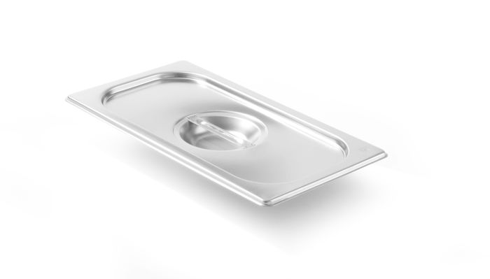 Deksel voor GN containers, HENDI, Profi Line PLUS, GN 1/3, Zilver, 325x176mm — 818862