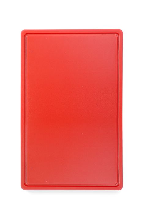 Planche à découper HACCP Gastronorme 1/1, HENDI, GN 1/1, Rouge, 530x325mm, Rectangulaire — 826010